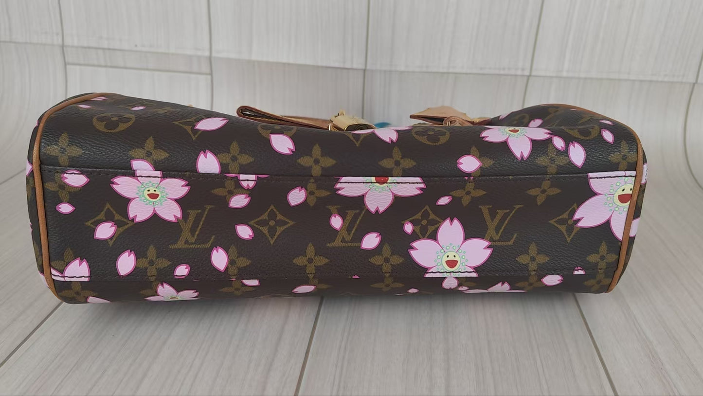 LV Monogram Takashi Murakami Sakura Handbag