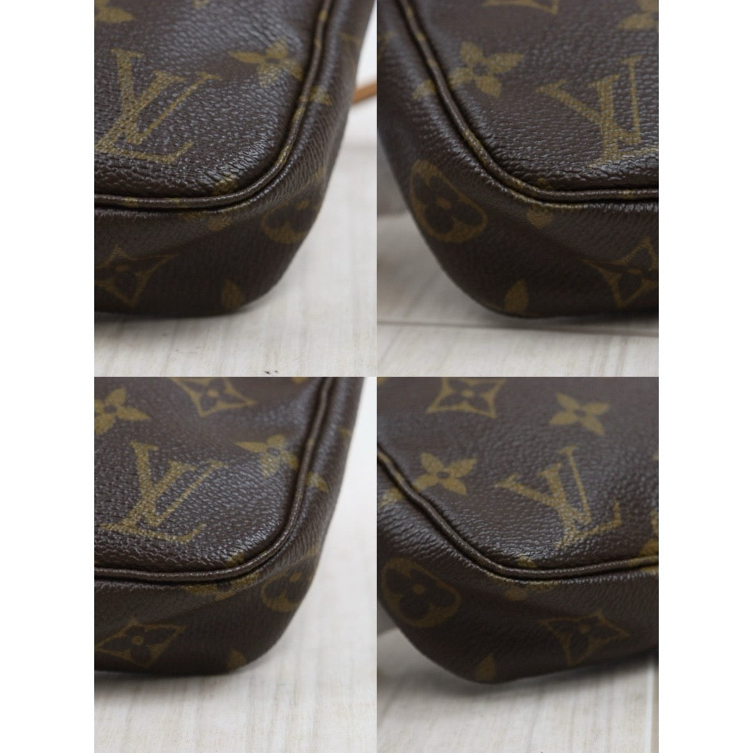 Include Entrupy Certificate of Authenticity｜Good ( Rank AB) ｜ Louis Vuitton Monogram Pochette Accessoire｜26082801