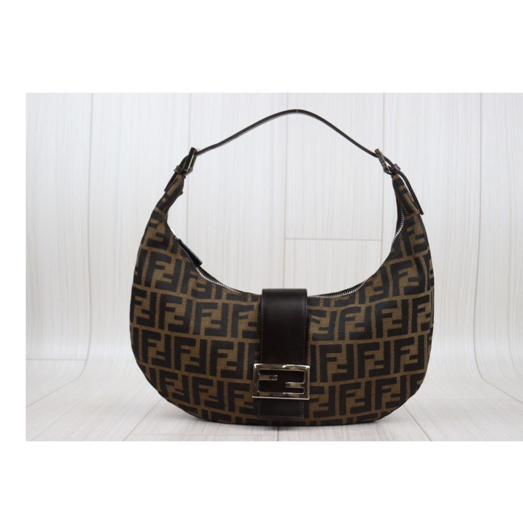 Rank A ｜ FENDI Zucca Shoulder Bag ｜24030129