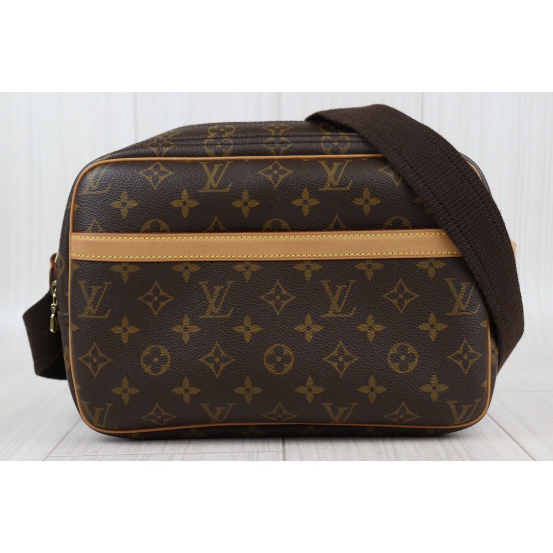 Rank A ｜ LV Monogram Reporter PM Shoulder Bag ｜Q24020711