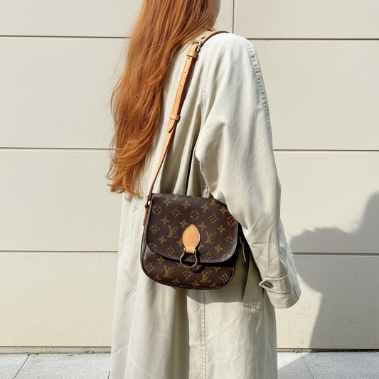 Include Entrupy Certificate of Authenticity｜Good ( Rank AB)｜ Louis Vuitton Monogram Saint Cloud PM Shoulder Bag ｜26032301