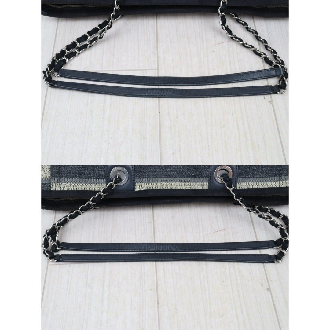 Good ( Rank AB)｜ CHANEL Canvas Tote Bag  Made In 2018-2019 Year｜P25062703