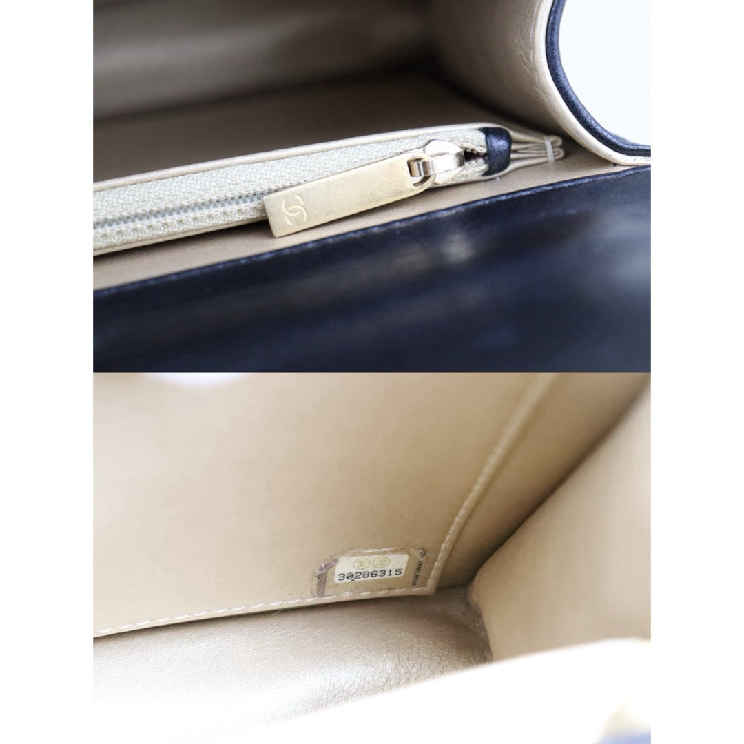 Good ( Rank AB)｜ CHANEL Lamb Skin Matrasse Pearl Chain CF Shoulder Bag Made in 2020-2021 Year｜H25111701