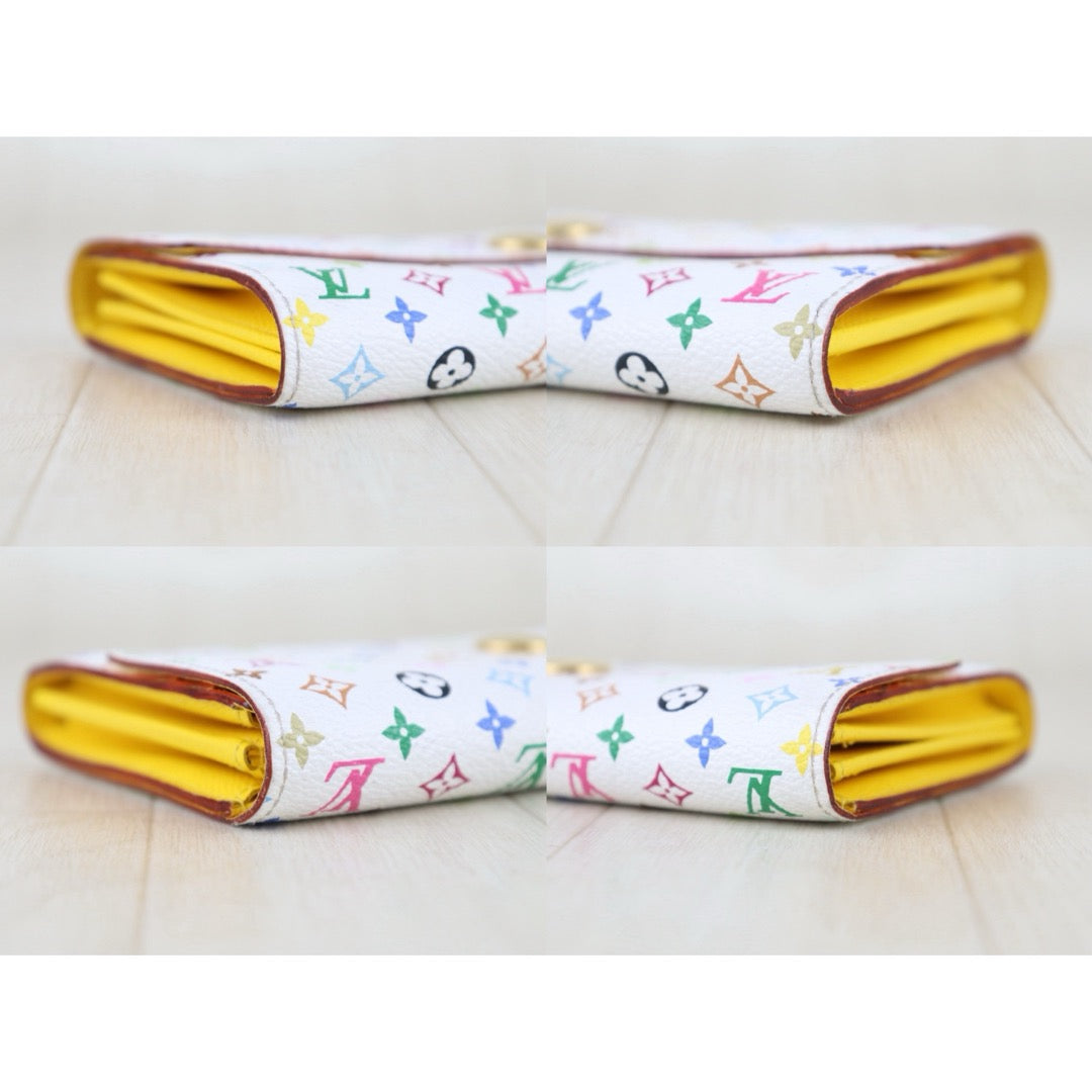 Include Entrupy Certificate of Authenticity｜Very Good ( Rank A)｜ Louis Vuitton Takashi Murakam Multi Monogram Long Style Wallet ｜S26062206