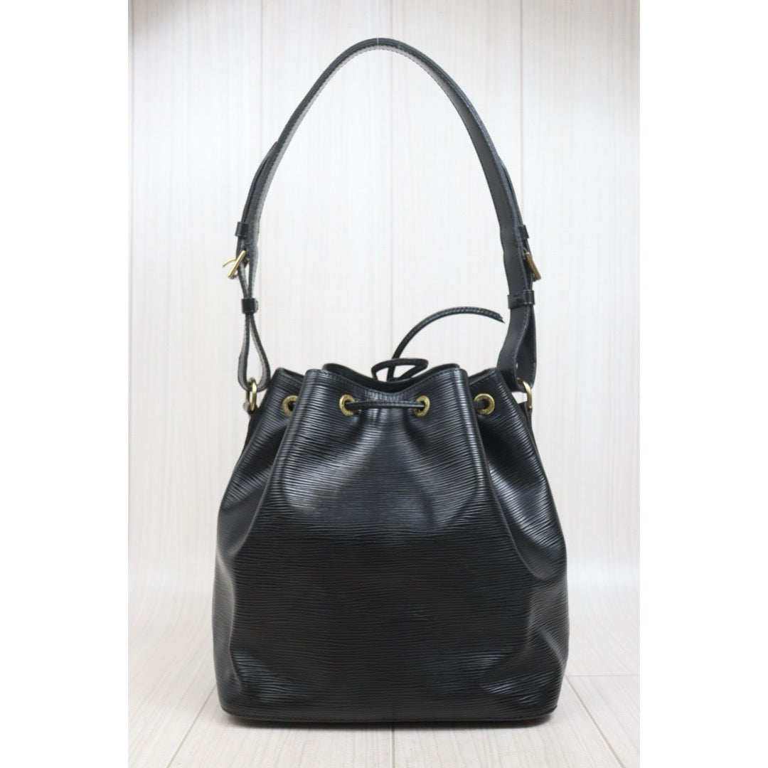 Include Entrupy Certificate of Authenticity｜Good ( Rank AB)｜Louis Vuitton Epi Slouchy Bucket Shoulder Bag Black｜26070316