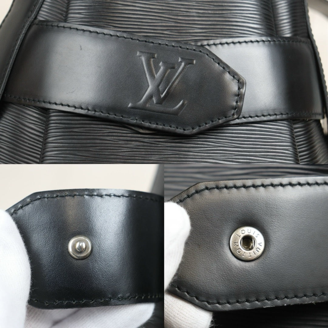 Include Entrupy Certificate of Authenticity｜Good ( Rank AB)｜Louis Vuitton Epi Sack de Paul Shoulder Bag Black｜26061807