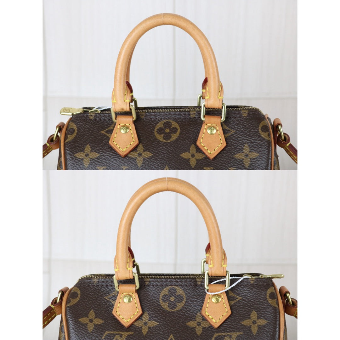 Very Good ( Rank A)｜LV Monogram Nano Speedy Handbag Shoulder Bag｜X25110602