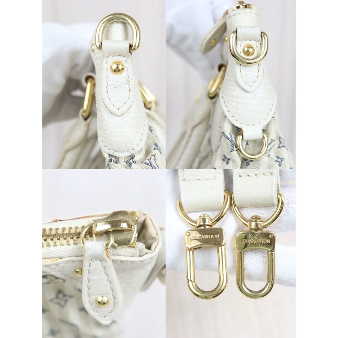 Include Entrupy Certificate of Authenticity｜Good ( Rank AB)｜Louis Vuitton Monogram Mini Lin Croisette Marina Hand Bag  ShoulderBag｜26091801