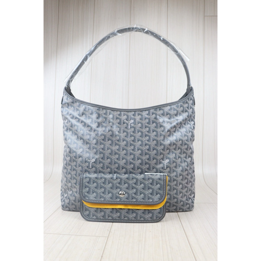 Excellent（Rank SA）｜ Goyard Boheme Hobo Shoulder Bag Grey｜W24082801