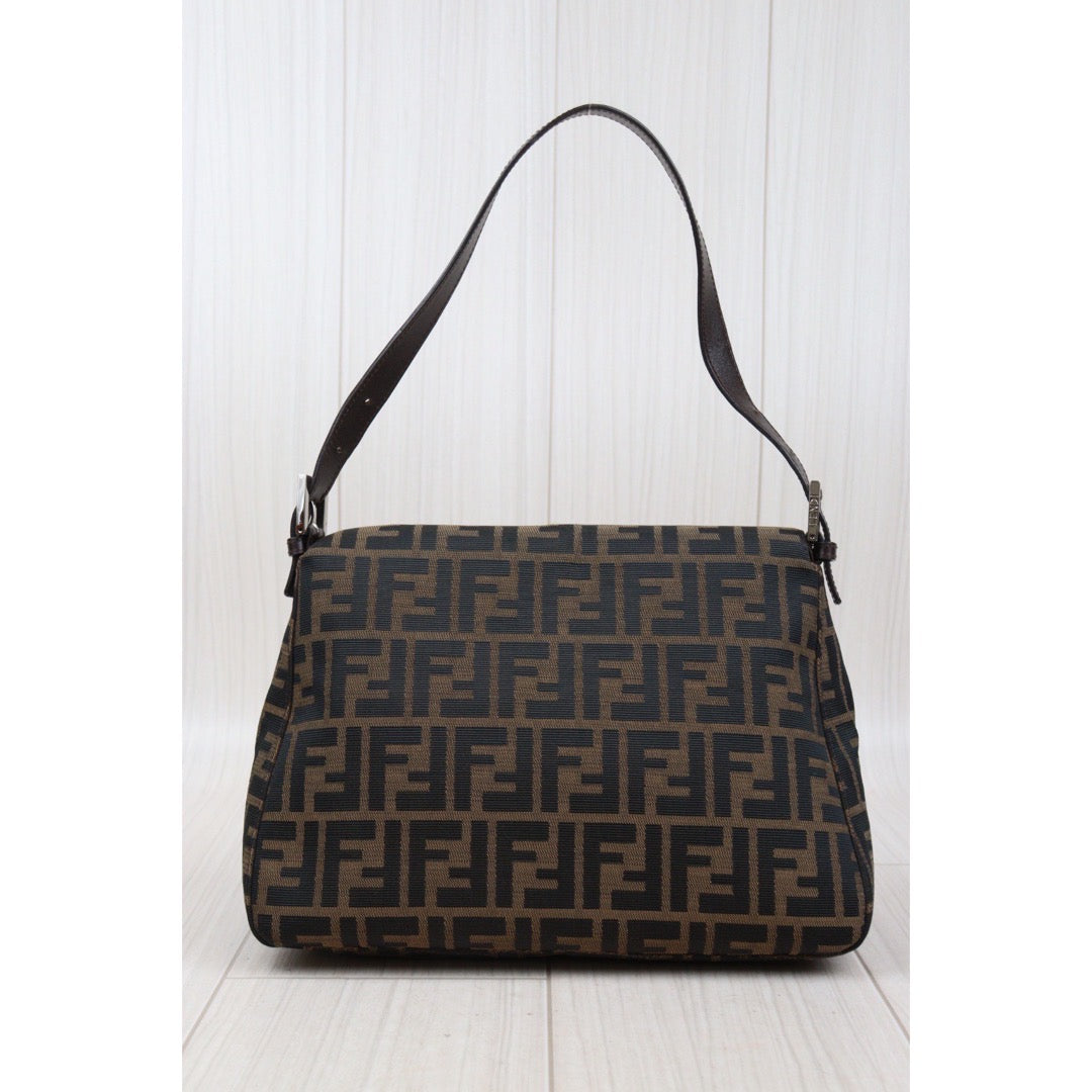 Rank A｜ FENDI Zucca Mamma Baguette Shoulder Bag ｜24032905