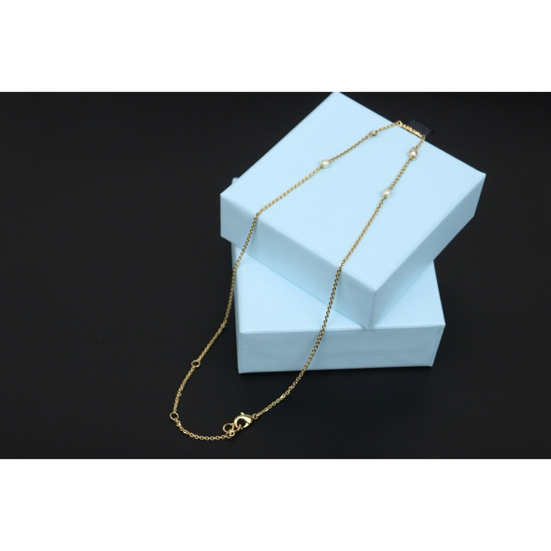 Good ( Rank AB) ｜ Dior CD  Rhinestone Necklace ｜V25121111
