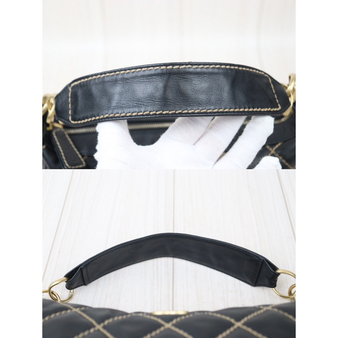 Rank A｜ CHANEL Calf Leather Shoulder Bag  Made In 2003～2004Year｜24050611