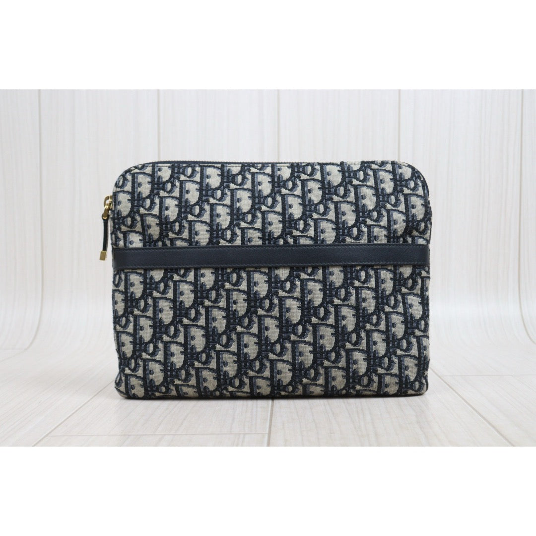 Include Entrupy Certificate of Authenticity｜Very Good ( Rank A)｜ Dior  Oblique Travel Kit  Clutch｜26050713
