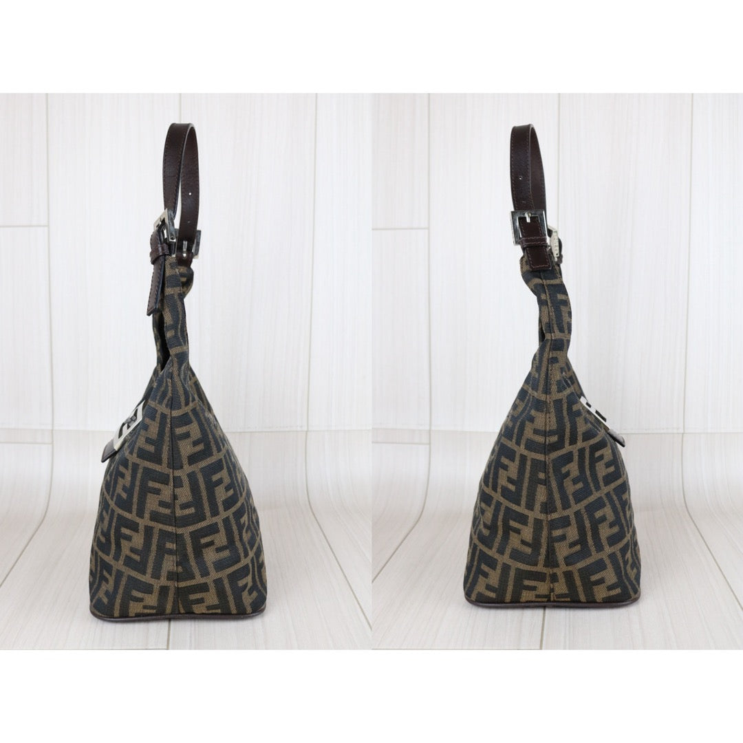 Good ( Rank AB)｜ FENDI Zucca Potato Case Shoulder Bag ｜S25111305