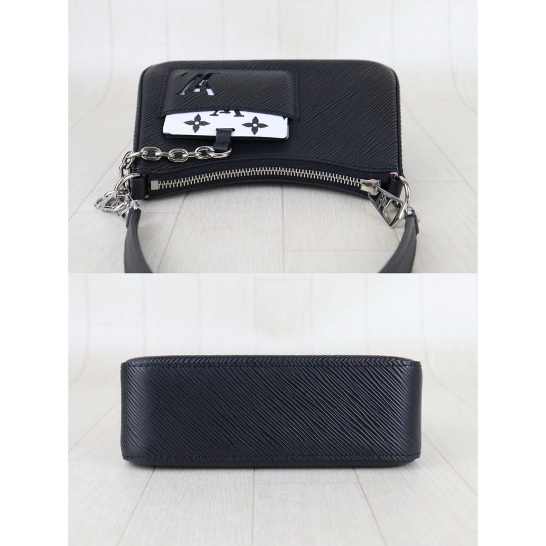 Include Entrupy Certificate of Authenticity｜Very Good ( Rank A)｜  Louis Vuitton Epi  Marellini Black ShoulderBag IC Chips Model｜S26051509