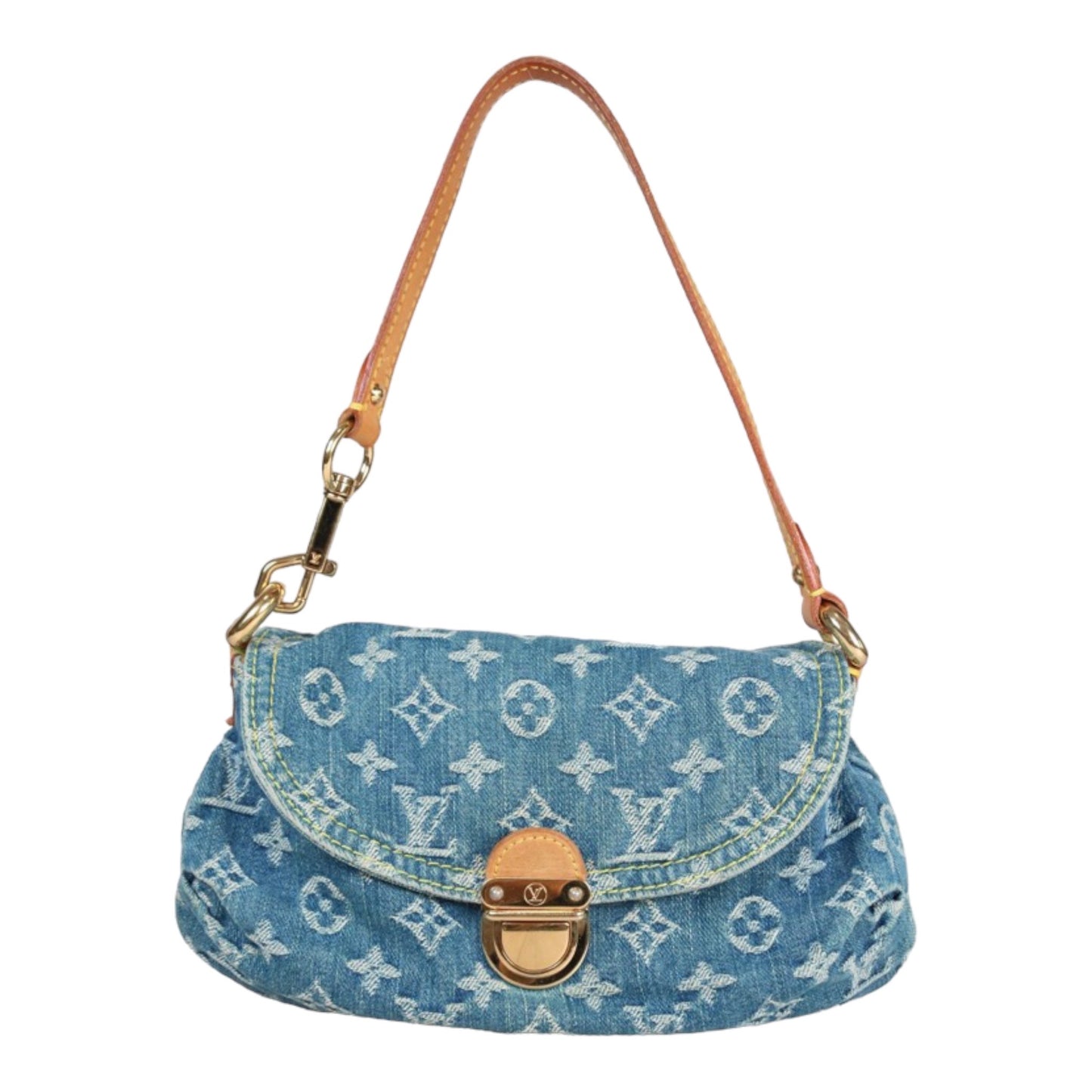 Rank AB ｜  LV Monogram Denim  Shoulder Bag  ｜S24070903