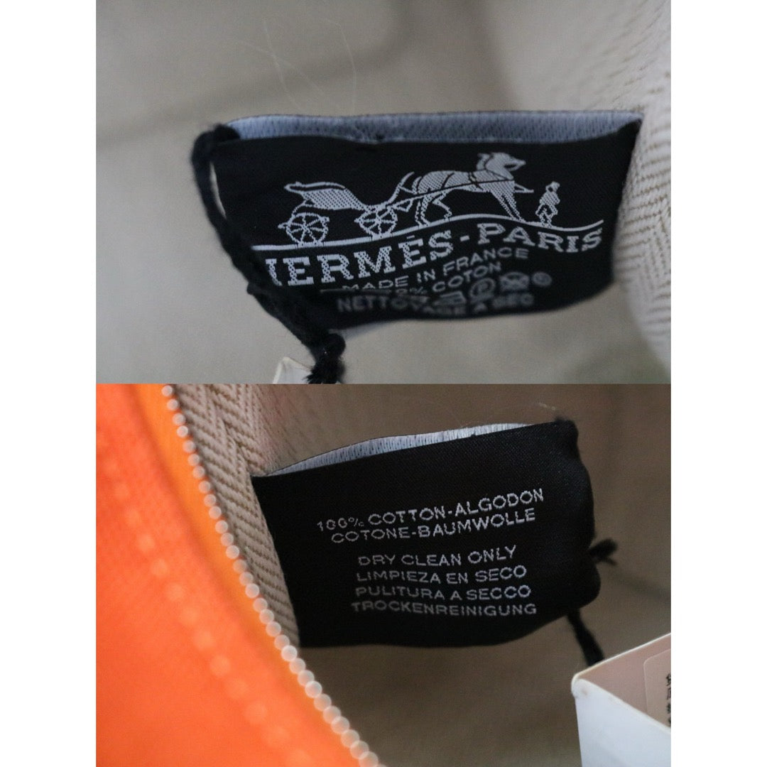 Very Good ( Rank A) ｜ HERMES Bride-A-Brac GM Canvas Orange Handbag｜S25042303