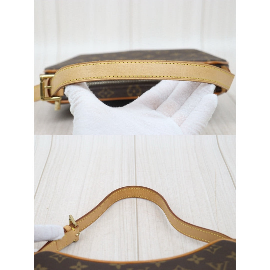 Good ( Rank AB)｜LV Monogram Pochette Croissant PM Shoulder Bag｜S25071006