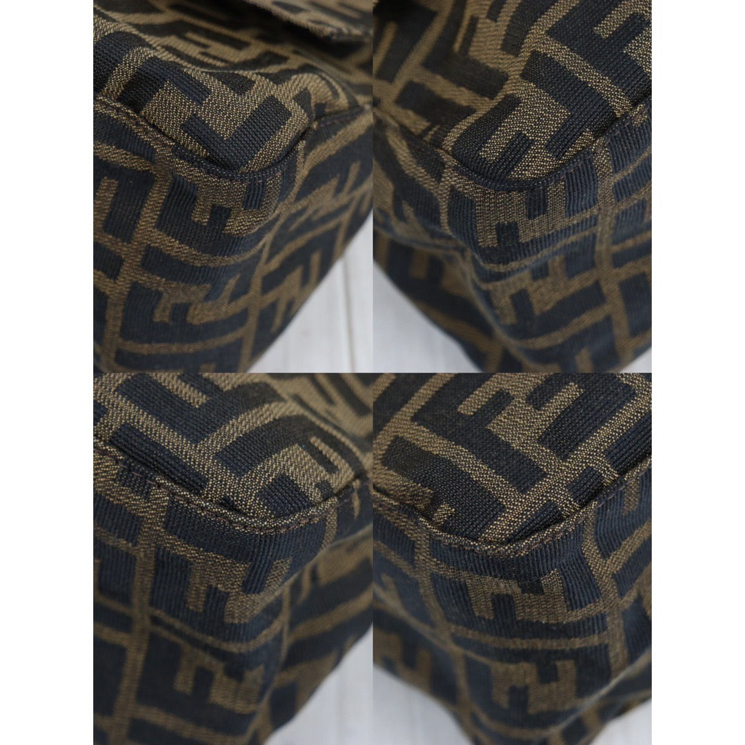 Rank A｜ FENDI Zucca Mamma Baguette Shoulder Bag ｜24022711