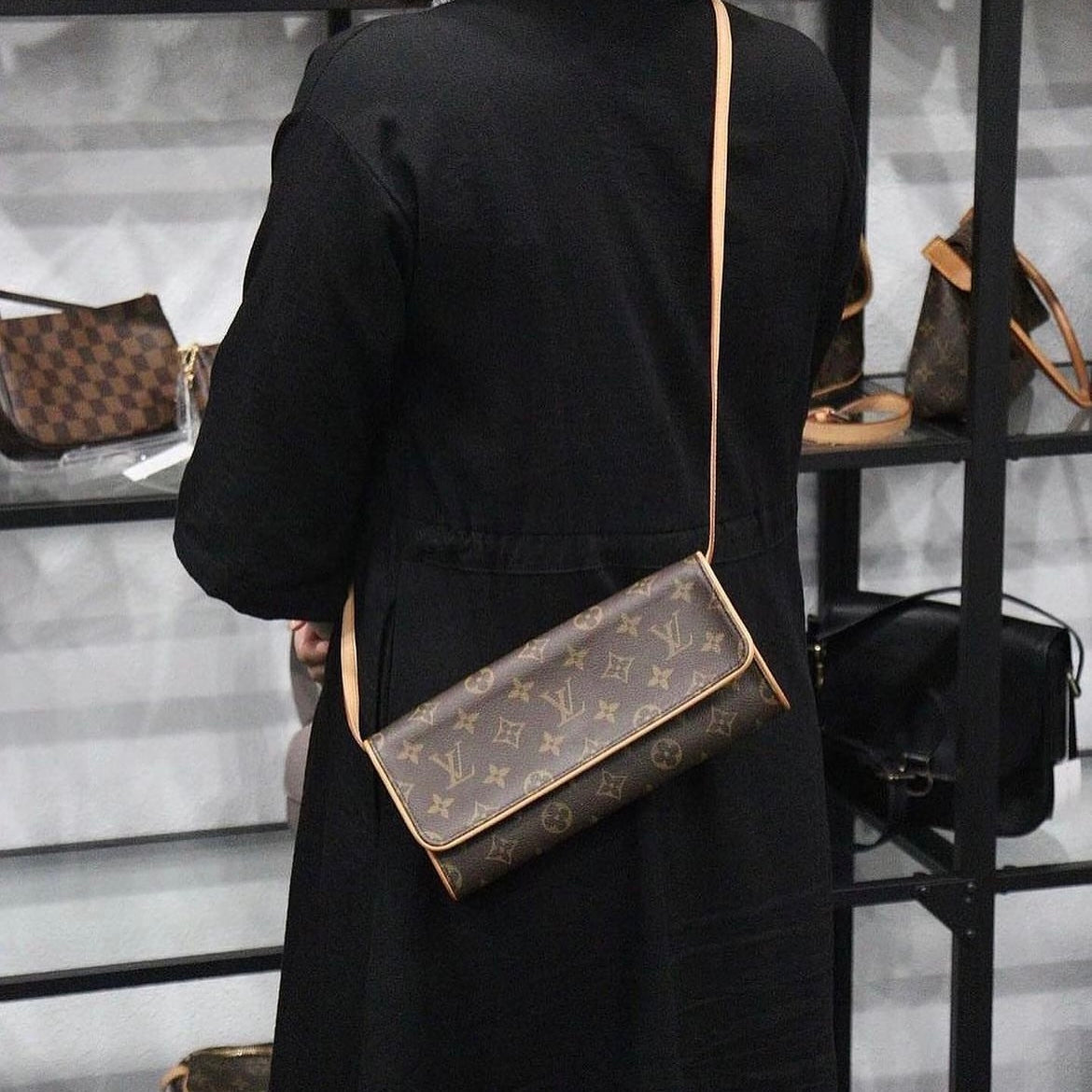 Rank AB ｜ LV Monogram Pochette Twin GM Shoulder Bag｜23122108