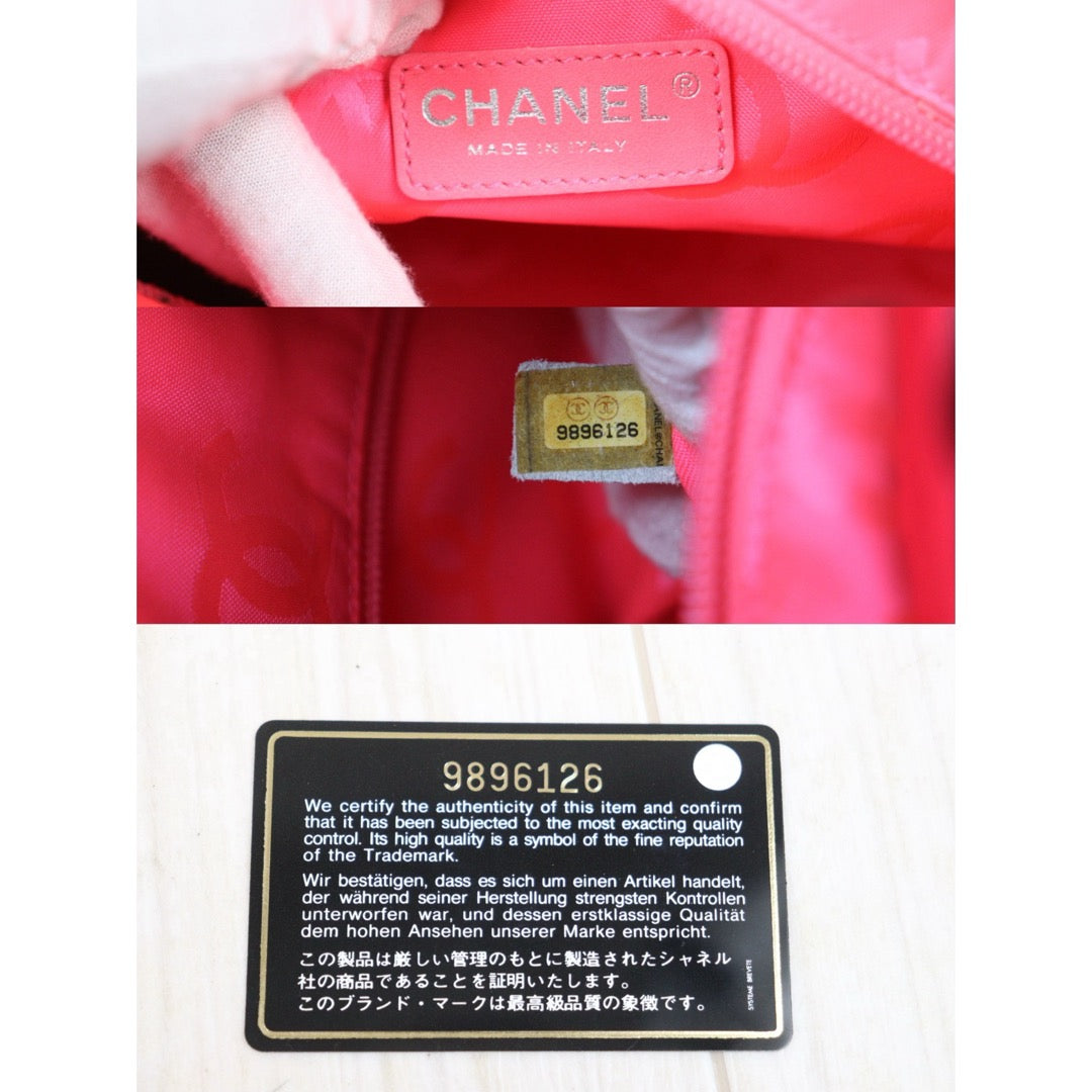 Include Entrupy Certificate of Authenticity｜Very Good ( Rank A)｜ CHANEL Cambon Line ToteBag Black Made In 2004-2005 Year｜26031901