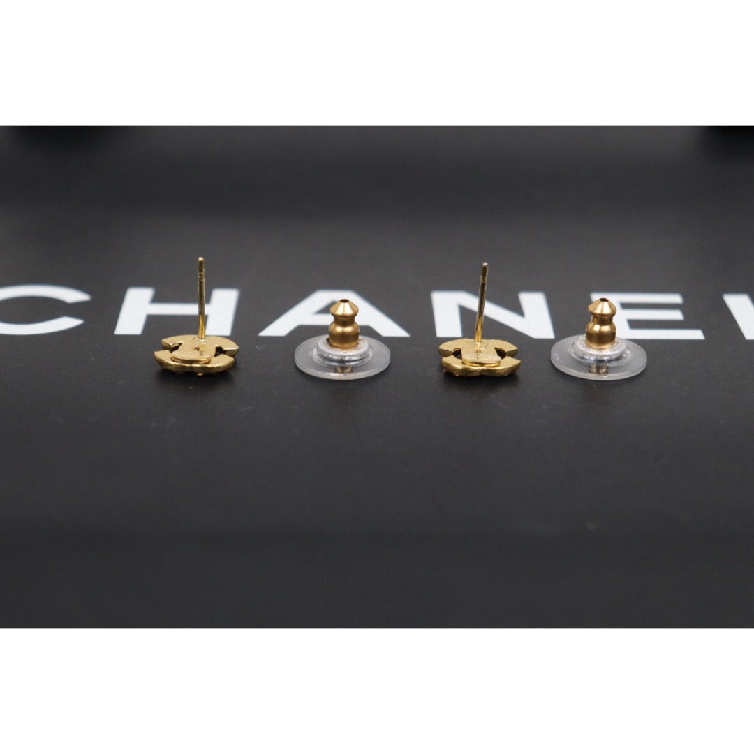 Very Good ( Rank A) ｜ CHANEL 03C Coco Mark  Color Rhinestone  Earrings Made In 2003Year｜26020610