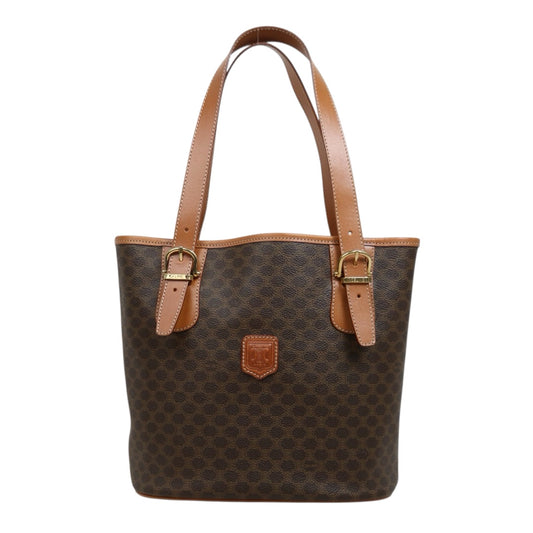 Include Entrupy Certificate of Authenticity｜Very Good ( Rank A) ｜CELINE Macadam Tote Bag  ｜26031906