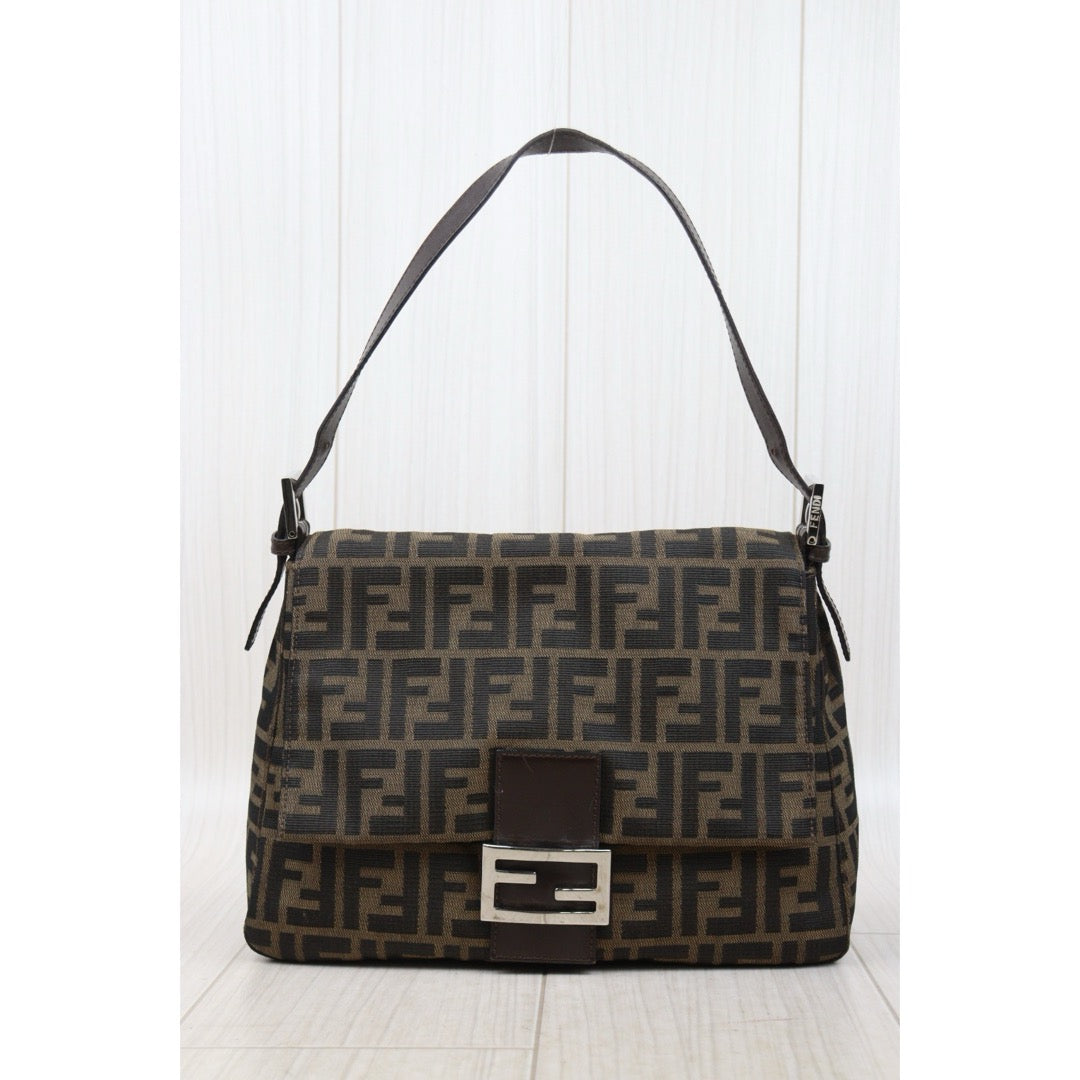 Good ( Rank AB)｜ FENDI Zucca Mamma Baguette Shoulder Bag｜V25052501