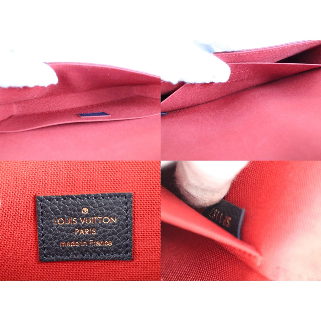 Very Good ( Rank A)｜LV Monogram Empreinte Pochette Felicie Shoulder Bag Blue｜S25112304