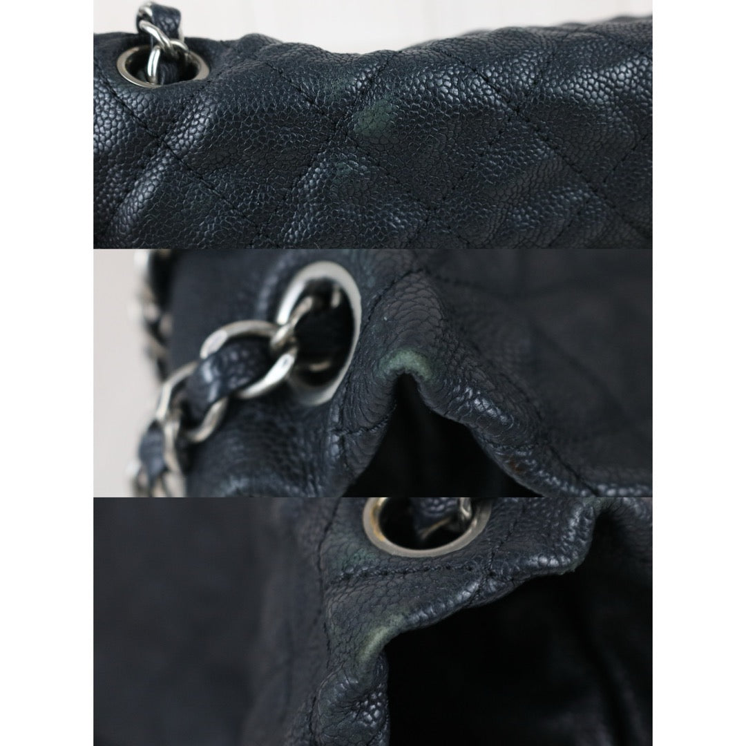 Include Entrupy Certificate of Authenticity｜Good ( Rank AB)｜ CHANEL Caviar Skin Matrasse Chain  Shoulder Bag Black Made In 2010- 2011Year｜S26052506