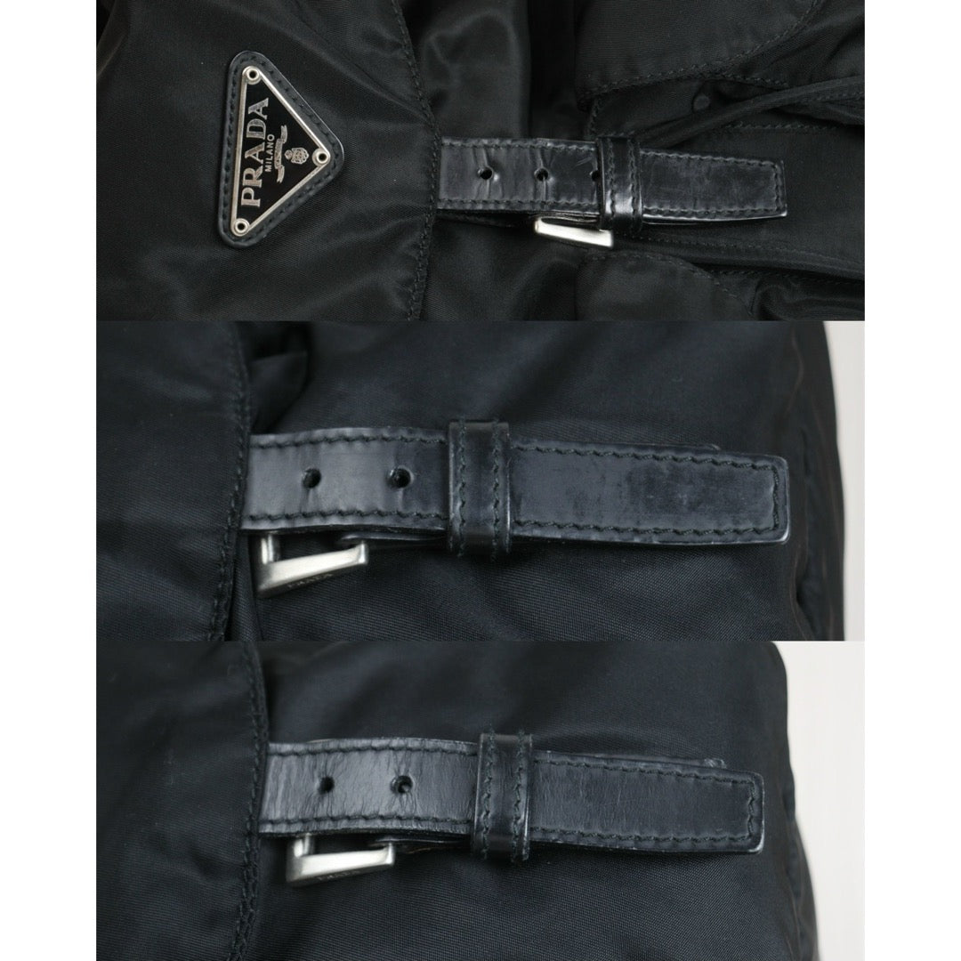 Include Entrupy Certificate of Authenticity｜Good ( Rank AB)｜Prada  Nylon Black Backpack Medium｜26101905