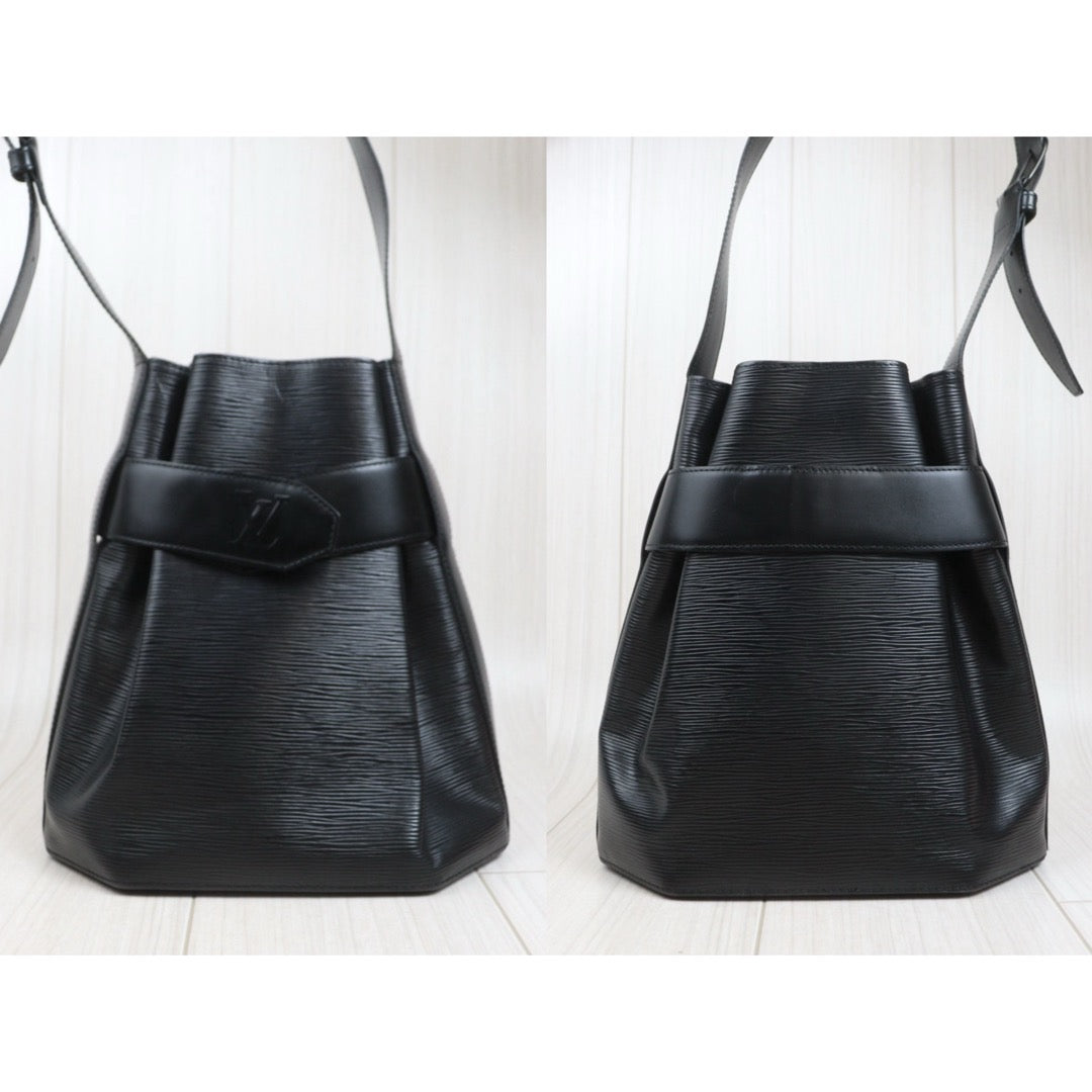 Include Entrupy Certificate of Authenticity｜Good ( Rank AB)｜Louis Vuitton Epi Sack de Paul Shoulder Bag Black｜26100805