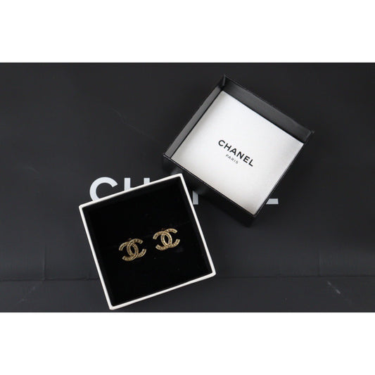 Rank A ｜CHANEL COCO Earrings 18k Gold Plated ｜24053021