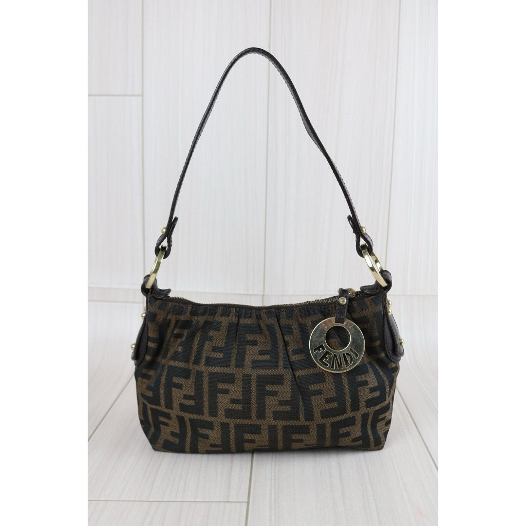 Include Entrupy Certificate of Authenticity｜Good ( Rank AB)｜ FENDI Mamma Shoulder Bag  ｜S26073110