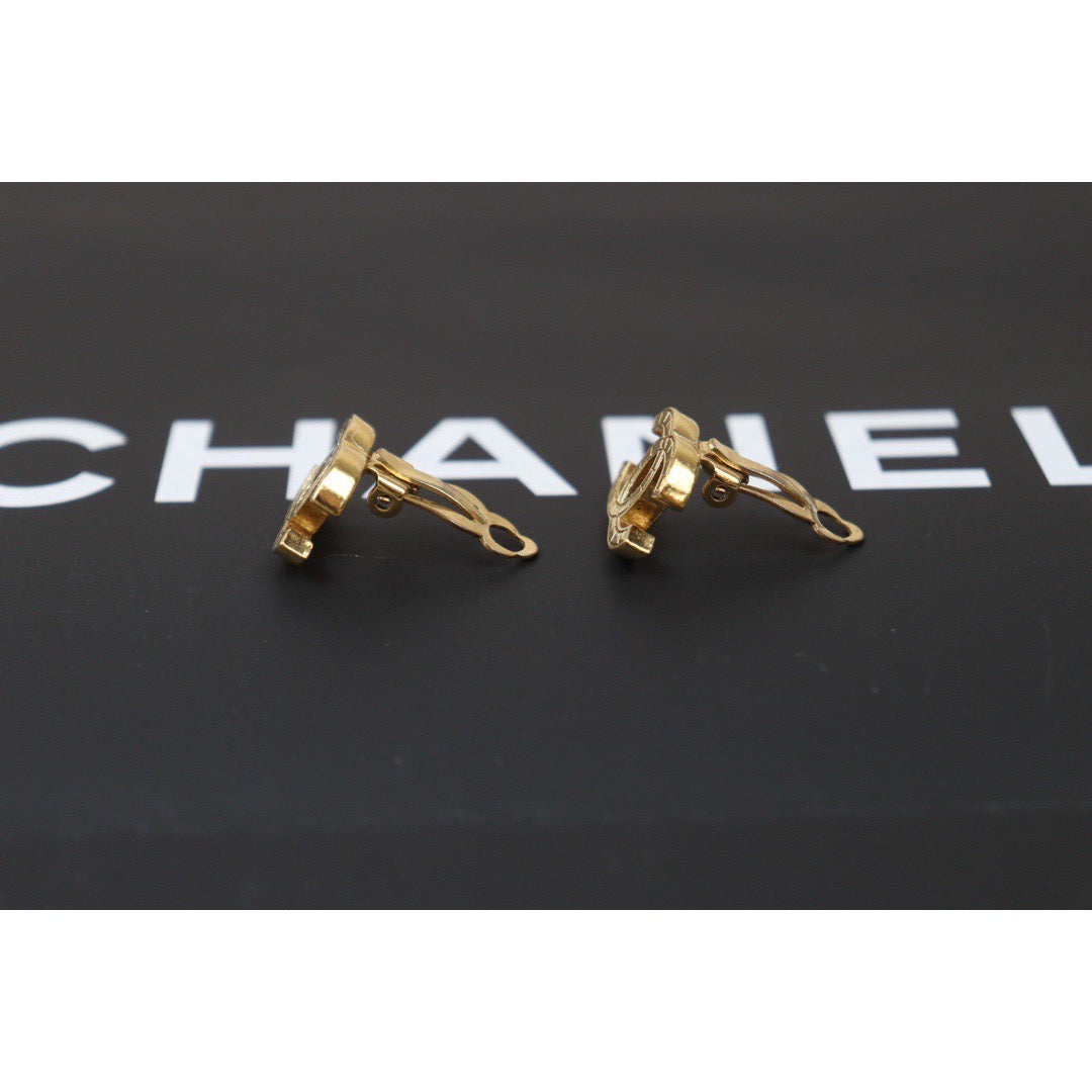 Rank A ｜CHANEL COCO Earrings 18k Gold Plated ｜24053021