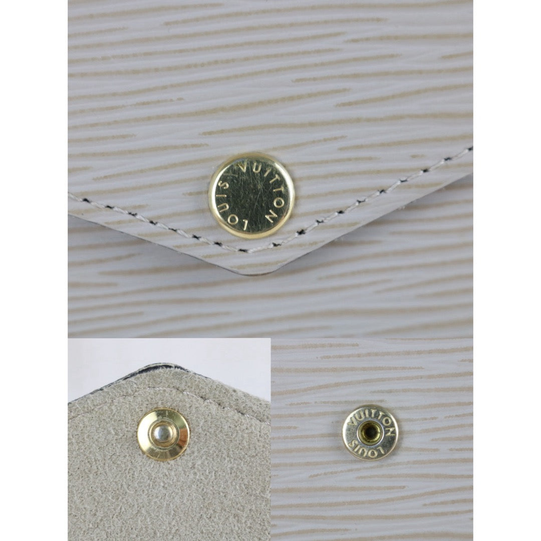 Include Entrupy Certificate of Authenticity｜Very Good ( Rank A)｜ Louis Vuitton Epi  Pochette Felicie Shoulder Bag Grey ｜X26051708