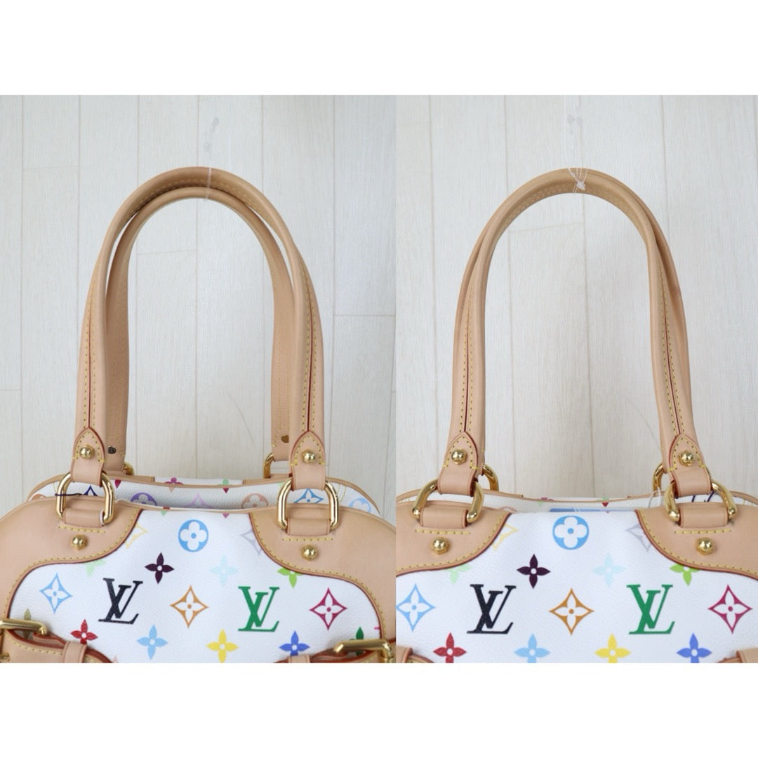 Include Entrupy Certificate of Authenticity｜Very Good ( Rank A)｜Louis Vuitton Takashi Murakam Multi Monogram  Claudia HanBag｜S26073120