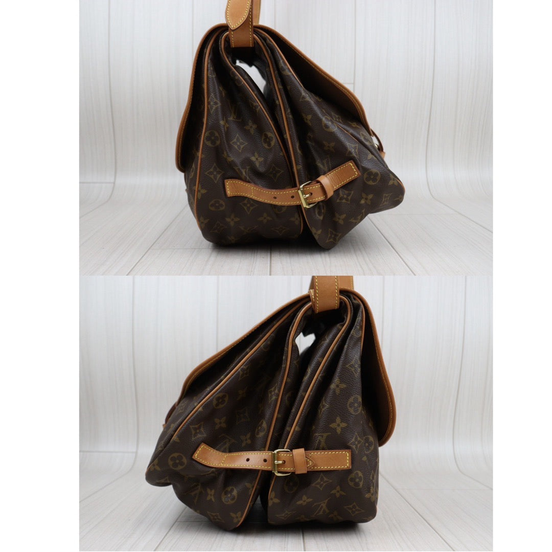 Rank AB ｜ LV Monogram Saumur 35 Shoulder Bag｜24021534