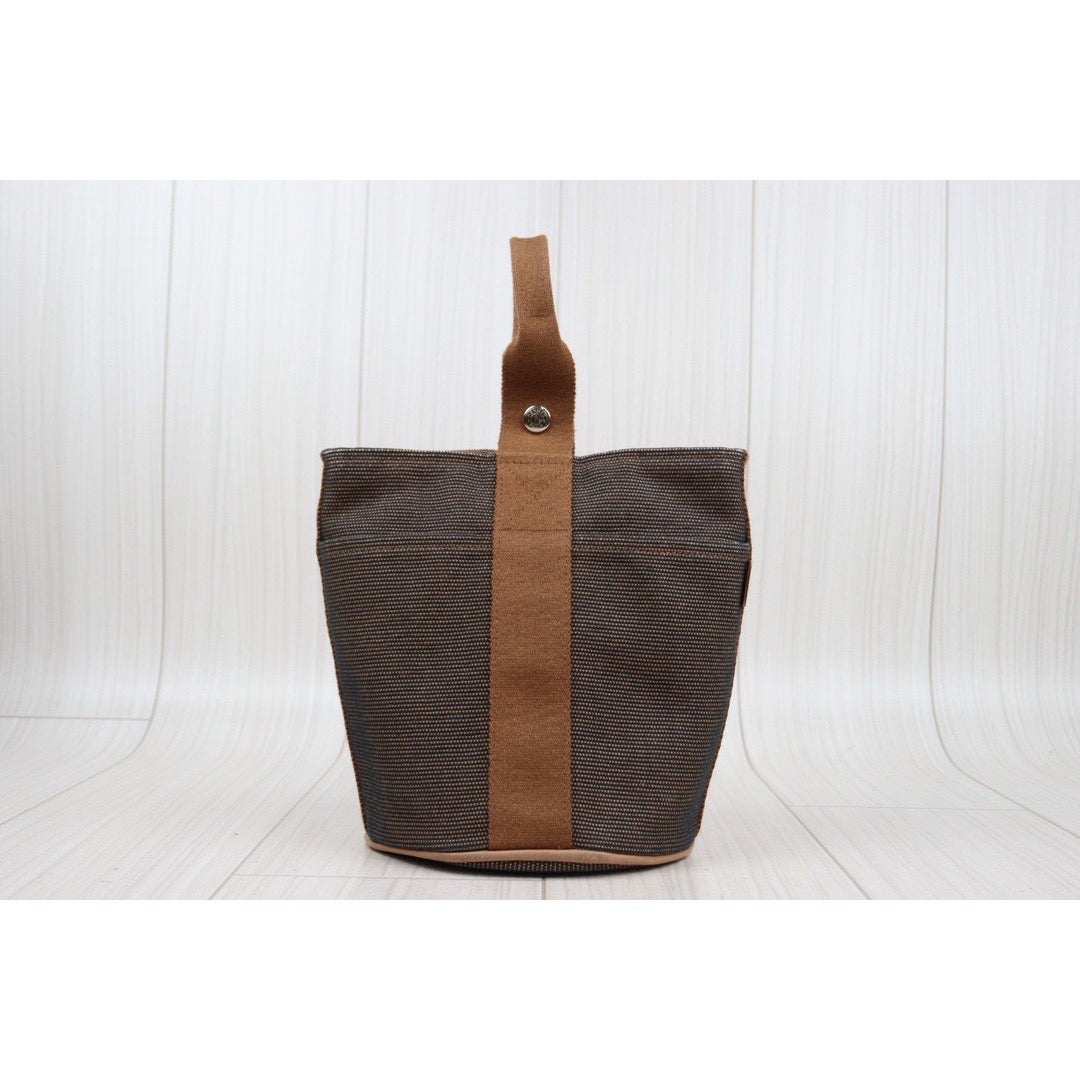 Rank A ｜ HERMES Canvas Handbag  ｜V24031420