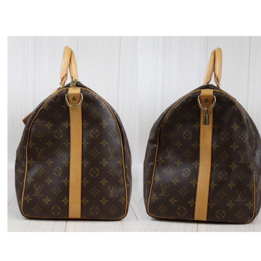 Rank AB｜ LV Monogram Keypol Bandrière 50 With Shoulderstrap｜24012502