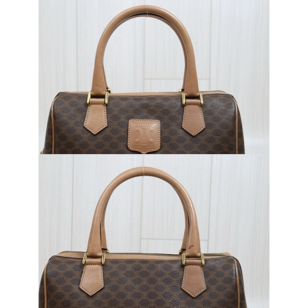 Include Entrupy Certificate of Authenticity｜Good ( Rank AB)｜CELINE Macadam Poston 25  Hand Bag ｜26031904