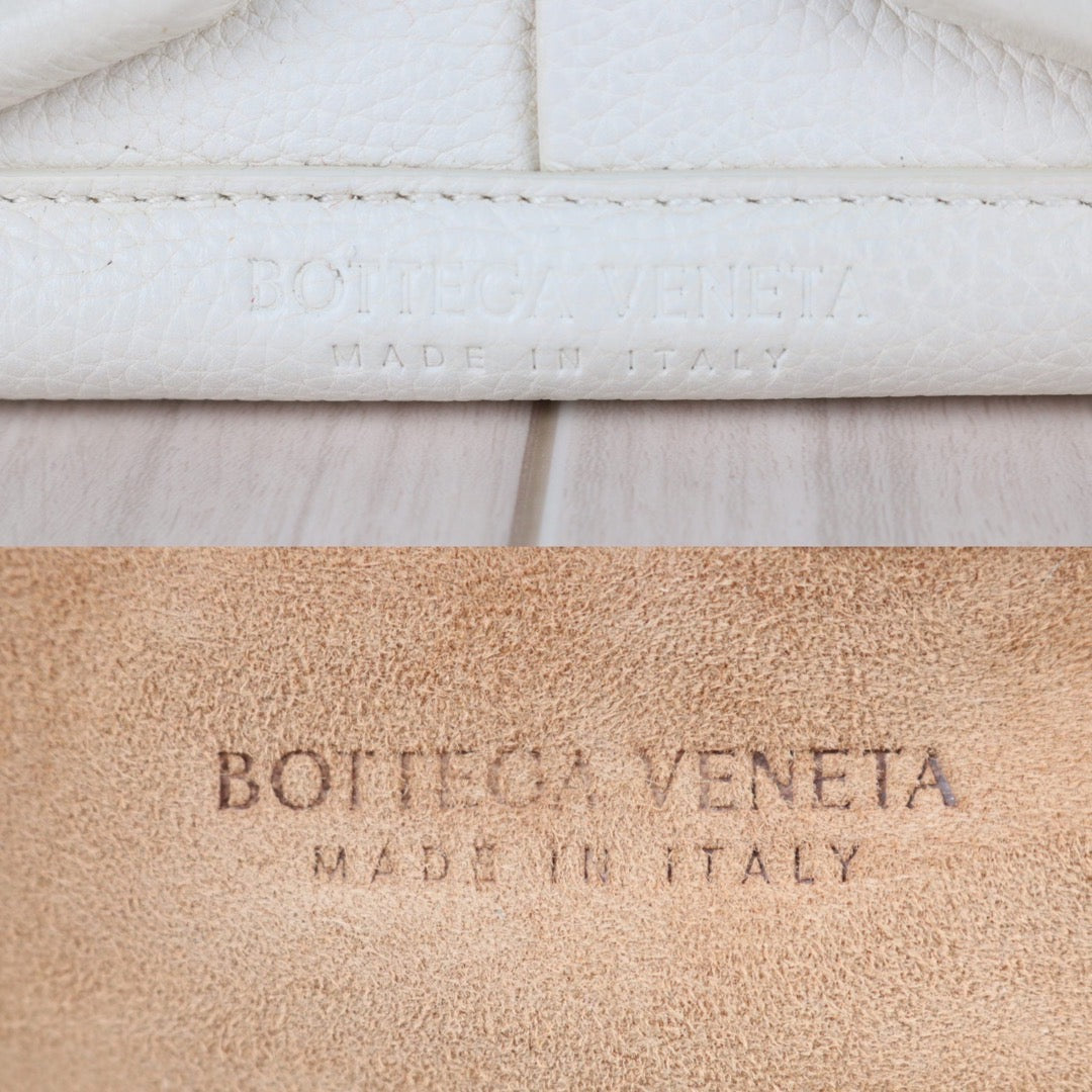 Very Good ( Rank A) ｜ Bottega Veneta PM Calf Skin Handbag With Shoulder Bag White｜S24060701