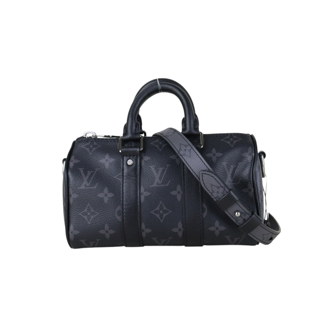 Include Entrupy Certificate of Authenticity｜Good ( Rank AB)｜ Louis Vuitton Monogram Keepall Bandouliere 25 Hand Bag With Shoulder Strap  IC Chips Model｜S26090706