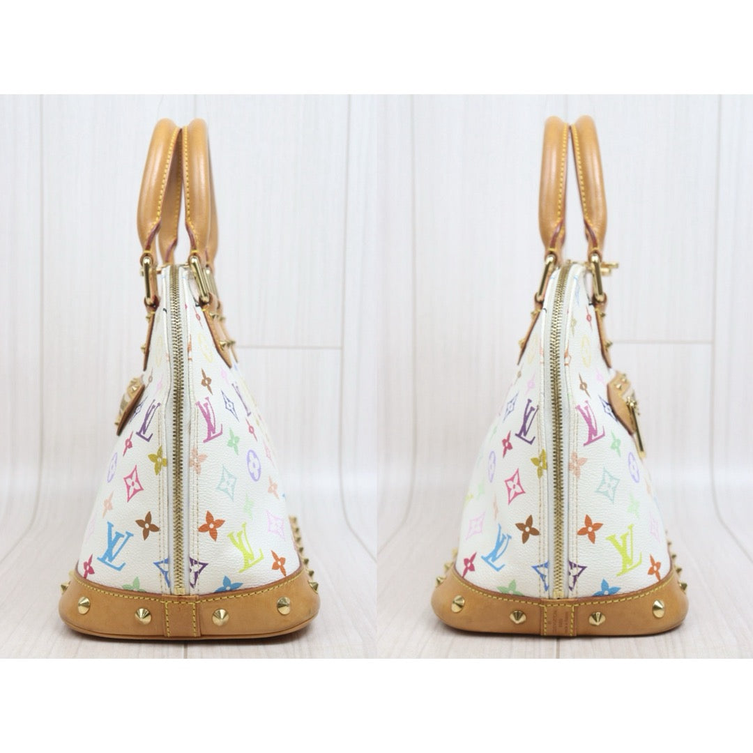 Include Entrupy Certificate of Authenticity｜Good ( Rank AB)｜ Louis Vuitton Takashi Murakam Multi Monogram Alma Handbag ｜26070305