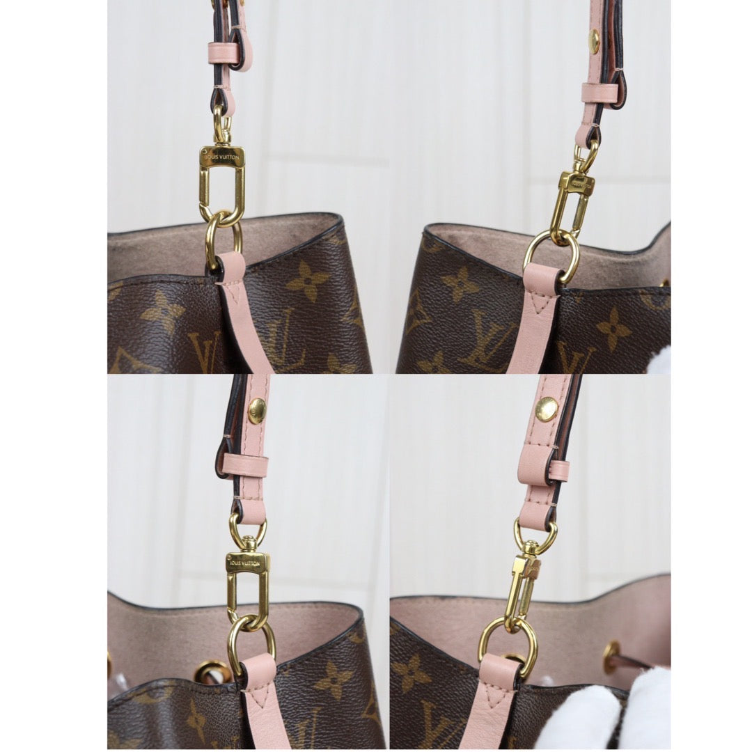 Rank AB ｜LV Monogram Neonoe Rose Poodle Shoulder Bag｜23112703