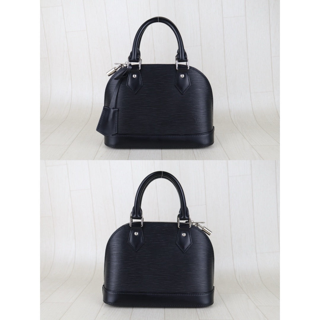 Very Good ( Rank A)｜LV Epi Alma BB HandBag Shoulder Bag Black IC Chips Model｜S25052803