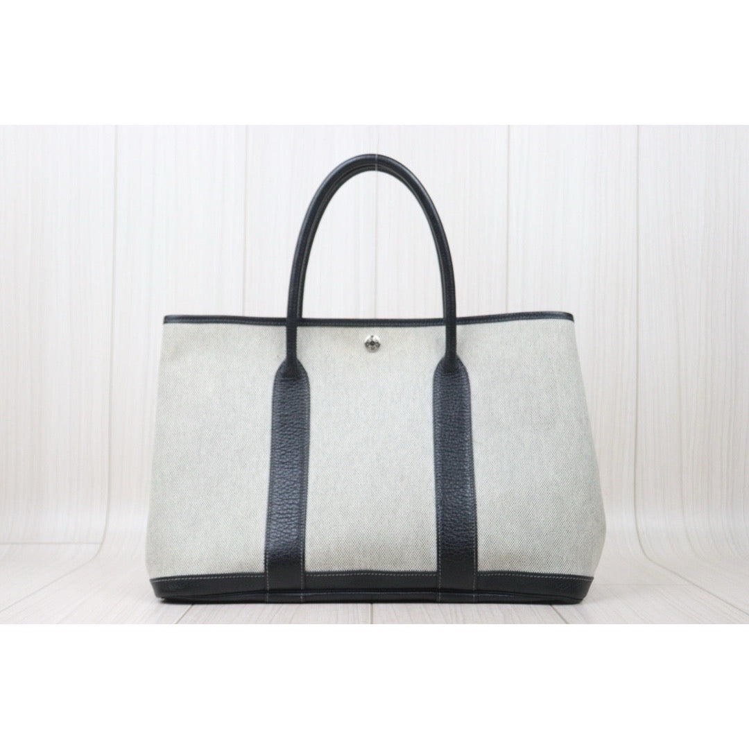 Good ( Rank AB)｜ HERMES Garden Party PM  ◽︎H Stamp HandBag Made In 2004 Year｜24091210