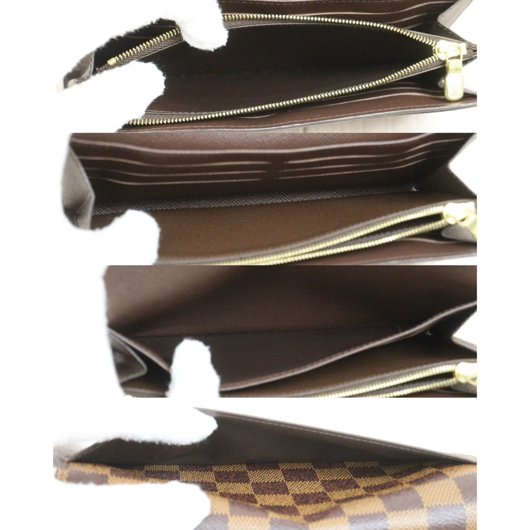 Include Entrupy Certificate of Authenticity｜Very Good ( Rank A)｜  Louis Vuitton Damier Sarah Long Wallet ｜26061101
