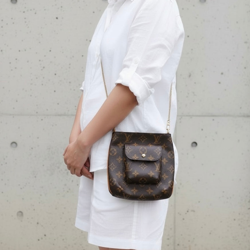 Include Entrupy Certificate of Authenticity｜Very Good ( Rank A)｜ Louis Vuitton Monogram Partition Pouch ｜26062606