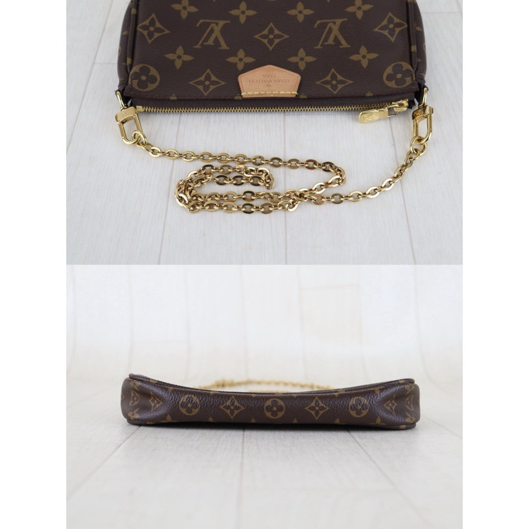 Include Entrupy Certificate of Authenticity｜Very Good ( Rank A)｜Louis Vuitton Monogram Multiti Pochette Accessoire  IC Chips Model ｜S26030810